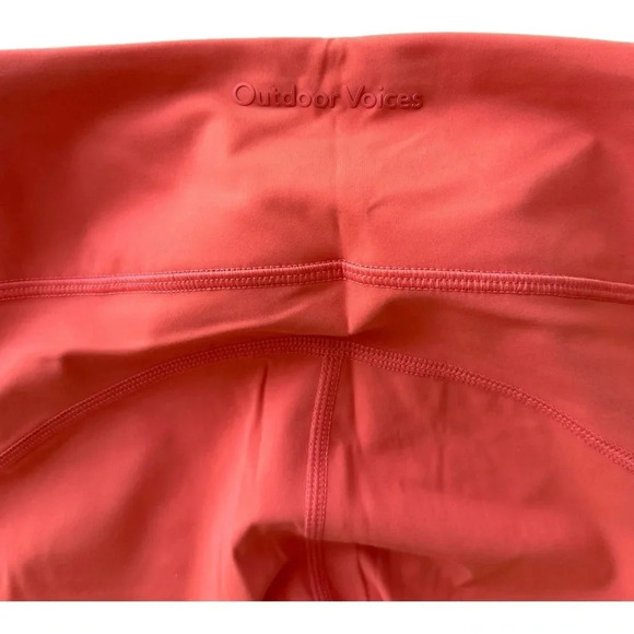 Outdoor Voices 7/8 Leggings Zoom Sunstone Paprika Peach Orange Women’s Sz S NWT - Picture 10 of 15